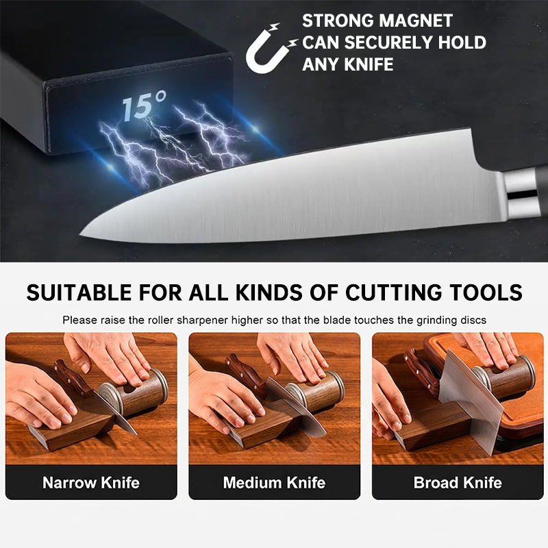 Kit Afilador de Cuchillos Magnético 15° y 20° | Accesorios Cocina – Buy ByM