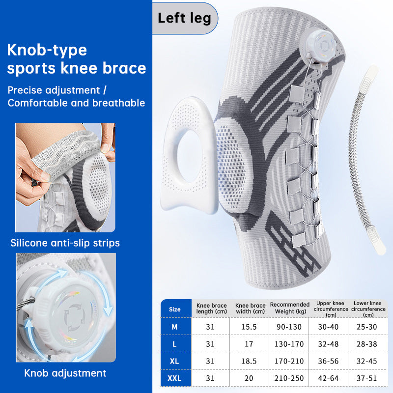 Rodillera Deportiva Ajustable con Soporte | Protección Rodilla – Buy ByM