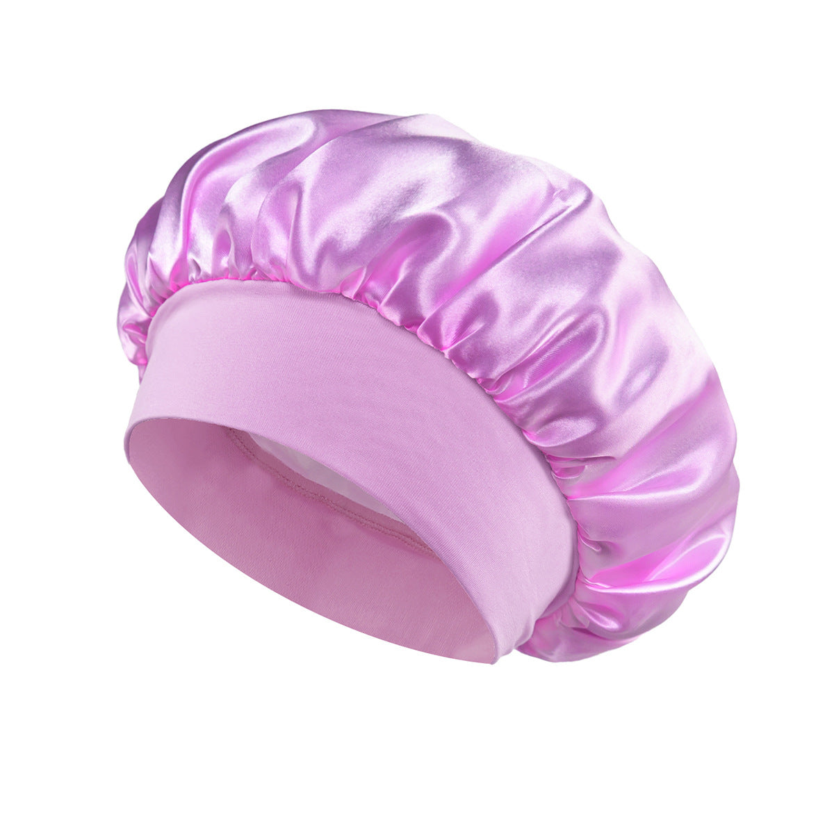 Gorro de Ducha Satén Mujer | Ala Ancha para Dormir y Quimio – Buy ByM