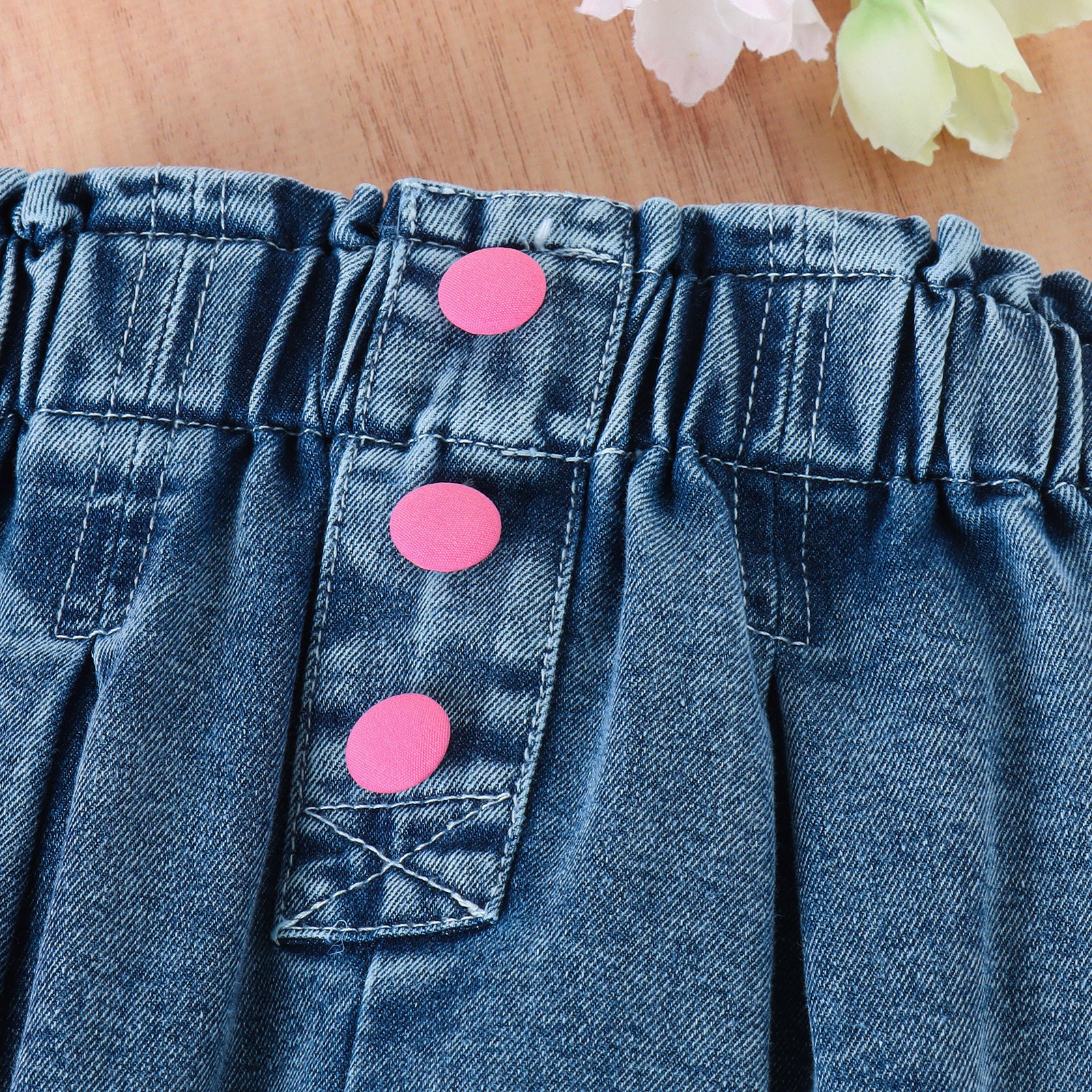 Conjunto Mujer Top Sin Mangas y Pantalón Vaquero – Buy ByM