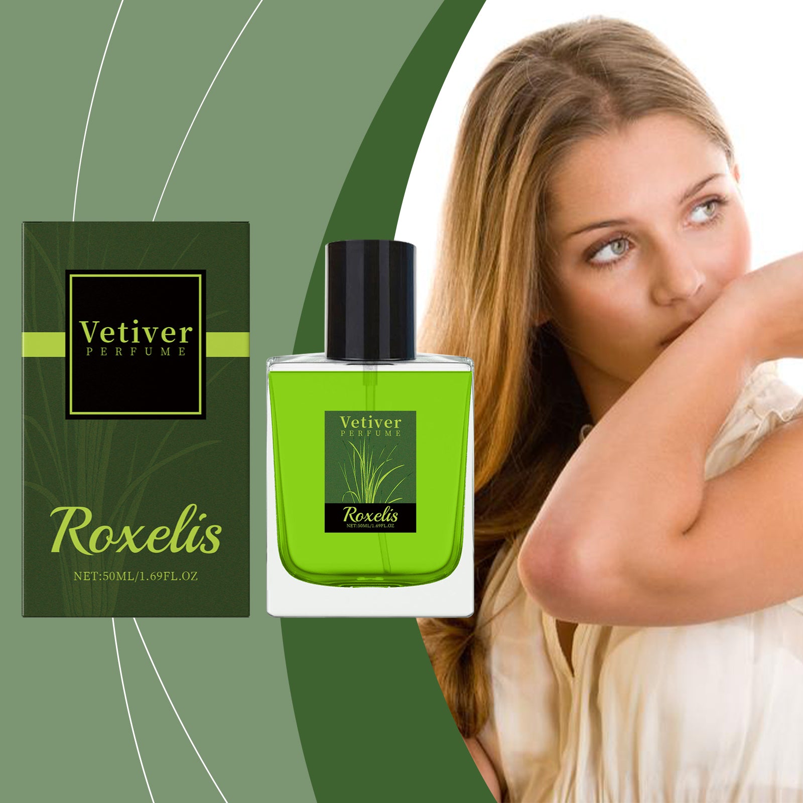 Perfume Roxelis Vetiver Mujer | Fragancia Natural Elegante – Buy ByM