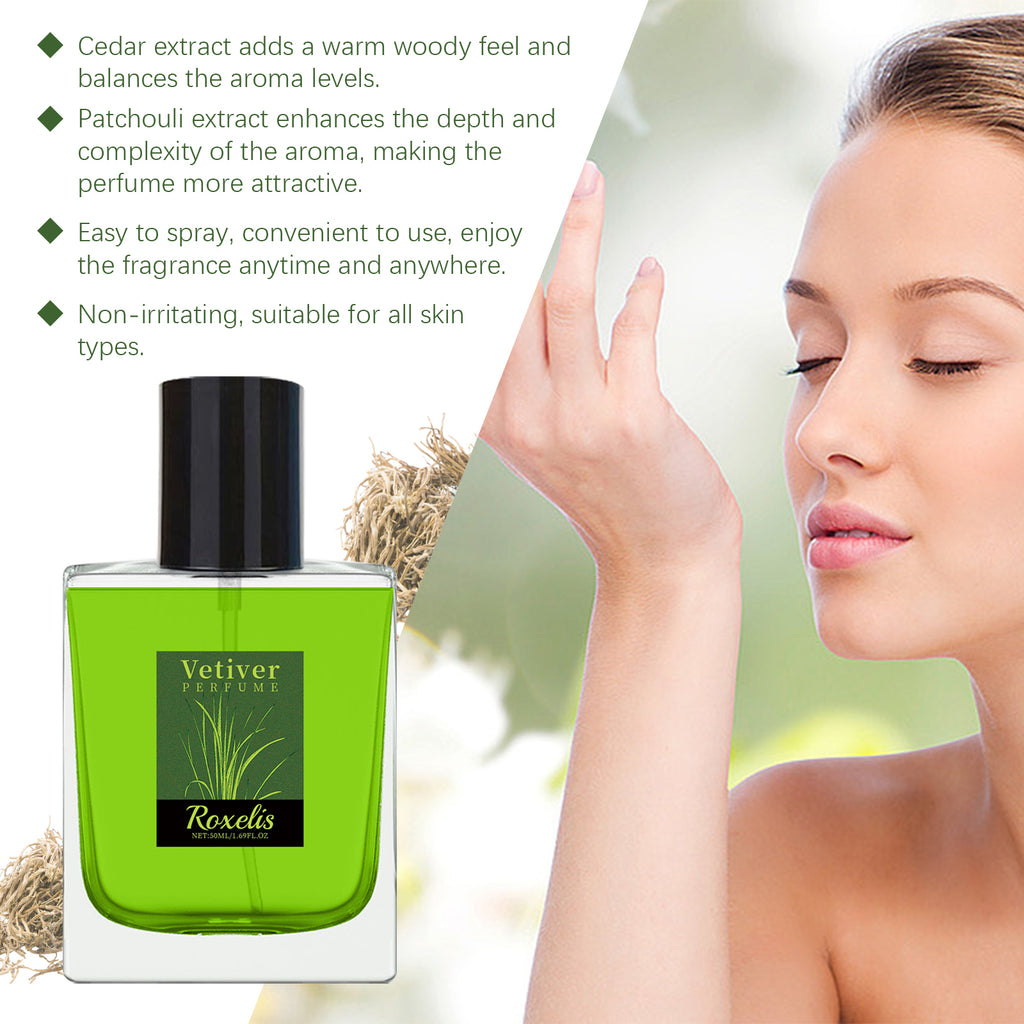 Perfume Roxelis Vetiver Mujer | Fragancia Natural Elegante – Buy ByM