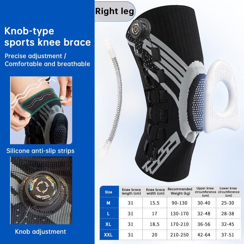 Rodillera Deportiva Ajustable con Soporte | Protección Rodilla – Buy ByM