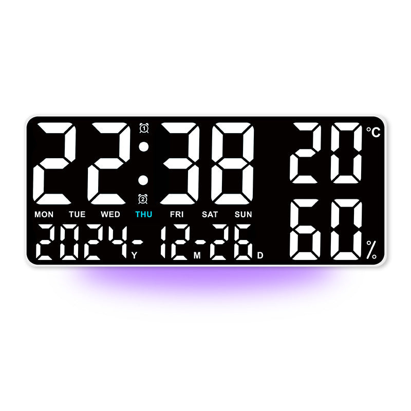 Reloj de Pared Digital LED con Temperatura y Humedad | Mando – Buy ByM