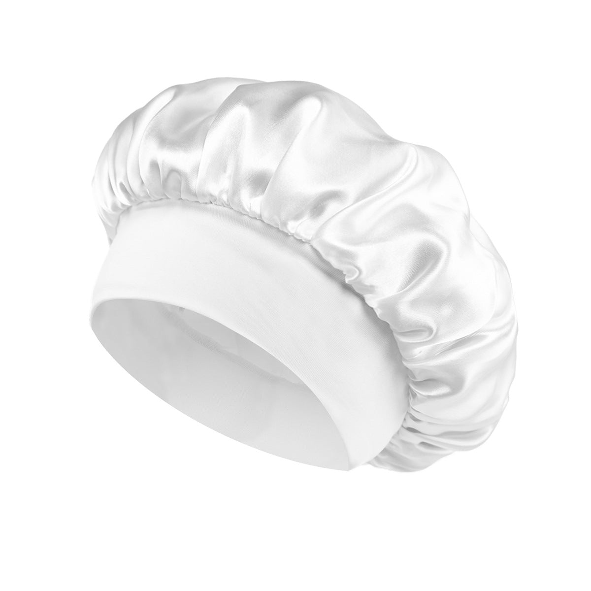 Gorro de Ducha Satén Mujer | Ala Ancha para Dormir y Quimio – Buy ByM