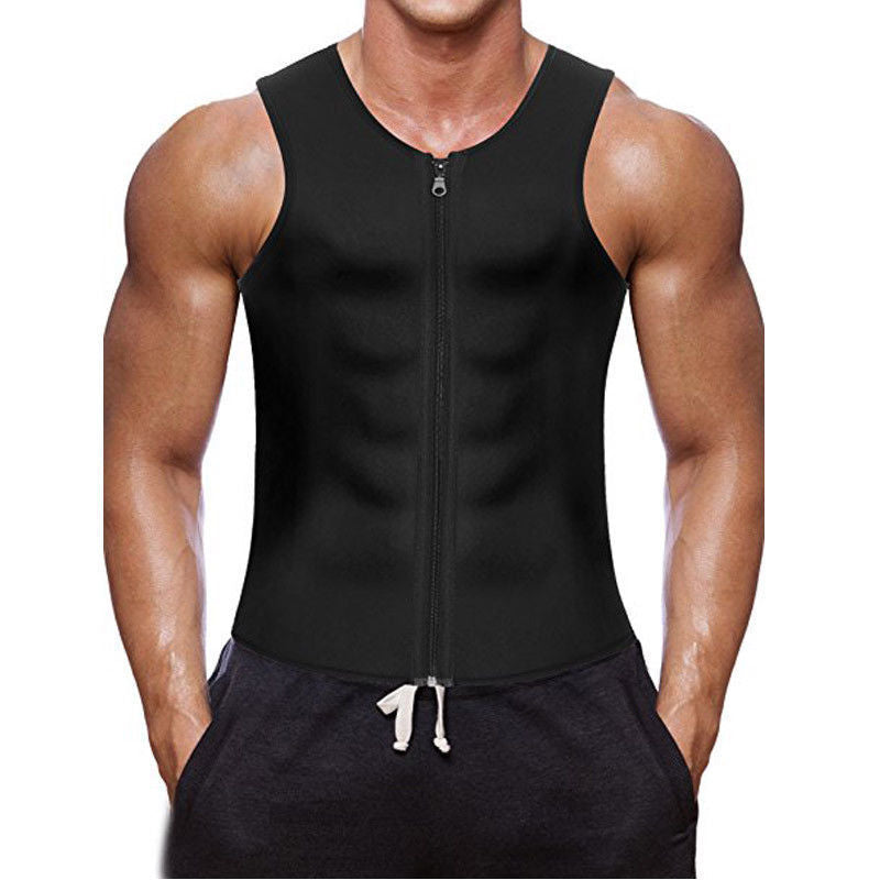 Faja Deportiva Neopreno Hombre | Chaleco Sudoración Fitness – ByM