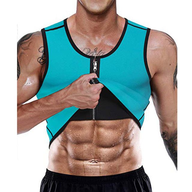 Faja Deportiva Neopreno Hombre | Chaleco Sudoración Fitness – ByM