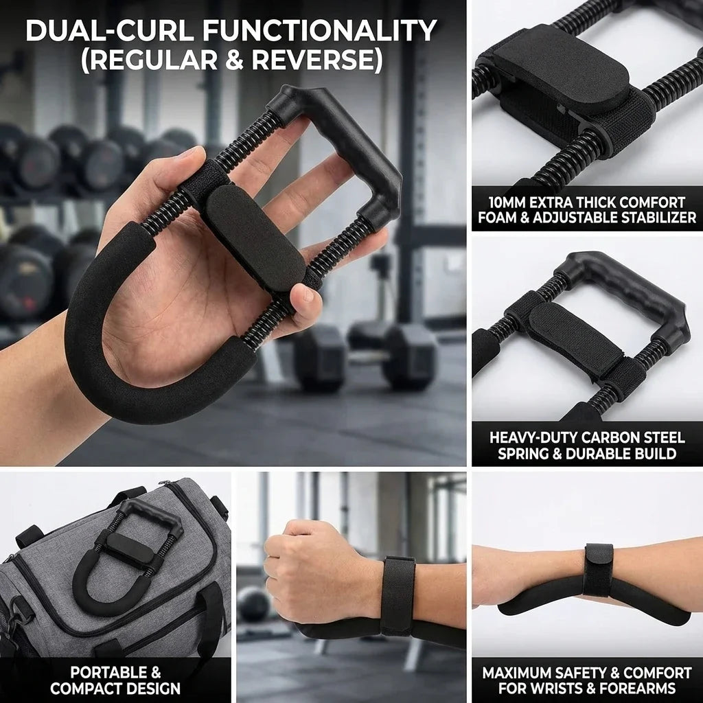 HTMCK Adjustable Hand Gripper  Portable Forearm & Wrist Strengthener, Perfect Strength Training Gear for Home & Gym Workouts
