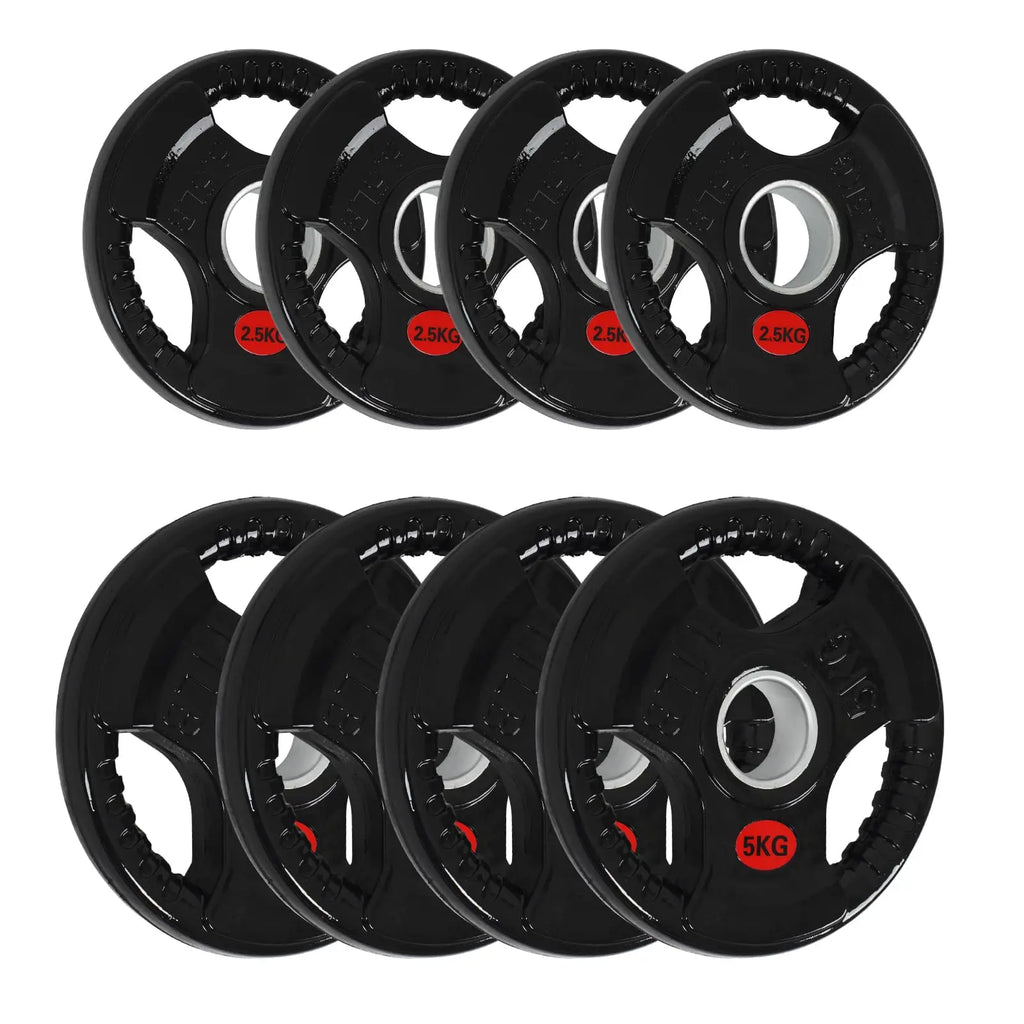 Weight Plates, 2.5/5/7.5/10/15/20kg, Cast Iron Dumbbell Plates Ø30/50mm, Non-slip/Waterproof, Metal Weight Plates for Bars