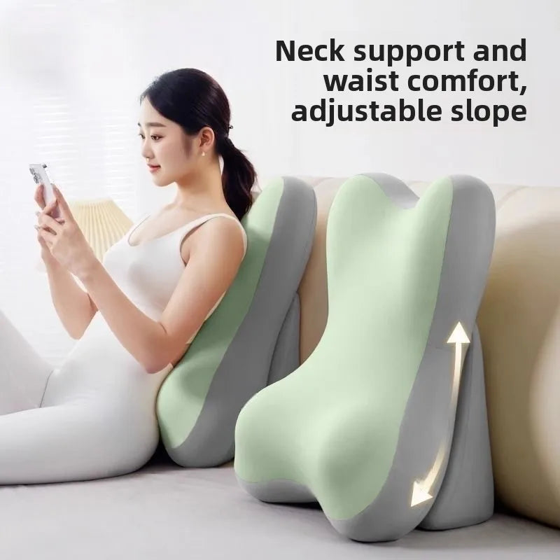 Bedside pillow, headrest, and lumbar support cushion are suitable for reading and using a mobile phone，Suitable for pregnant wom