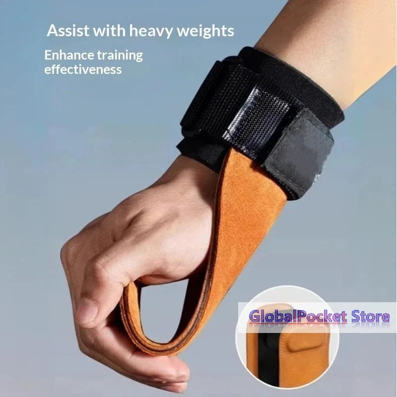 [TG823]Gym Grips Gloves Weightlifting Fitness Pull Up Crossfit Workout Equipment Anti-Slip Wear-Resistance Palm Protection