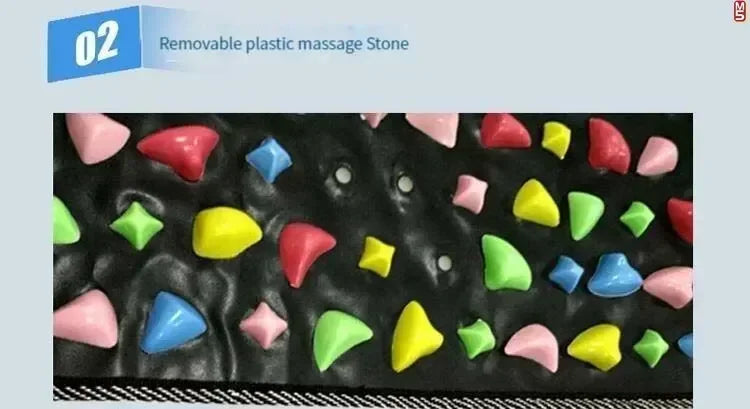 Premium Foot Massage Pad with Finger Pressure Plate and Imitation Goose Soft Stone Road - Relieve Pain and Soothe Tired Feet