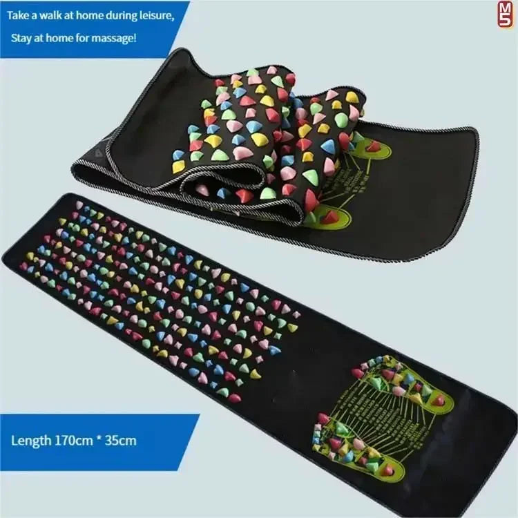 Premium Foot Massage Pad with Finger Pressure Plate and Imitation Goose Soft Stone Road - Relieve Pain and Soothe Tired Feet
