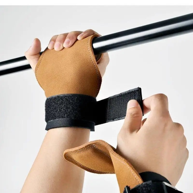 [TG823]Gym Grips Gloves Weightlifting Fitness Pull Up Crossfit Workout Equipment Anti-Slip Wear-Resistance Palm Protection