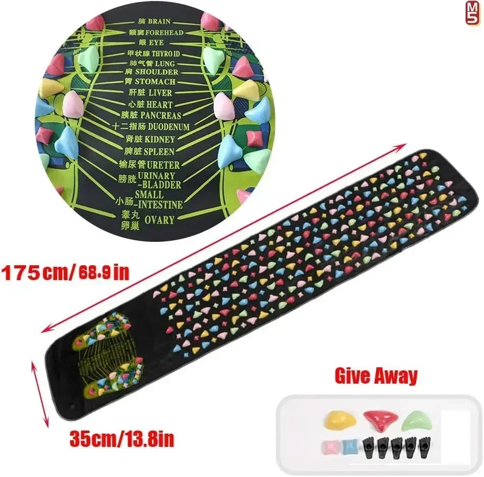 Premium Foot Massage Pad with Finger Pressure Plate and Imitation Goose Soft Stone Road - Relieve Pain and Soothe Tired Feet