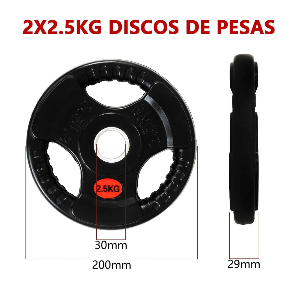 Weight Plates, 2.5/5/7.5/10/15/20kg, Cast Iron Dumbbell Plates Ø30/50mm, Non-slip/Waterproof, Metal Weight Plates for Bars