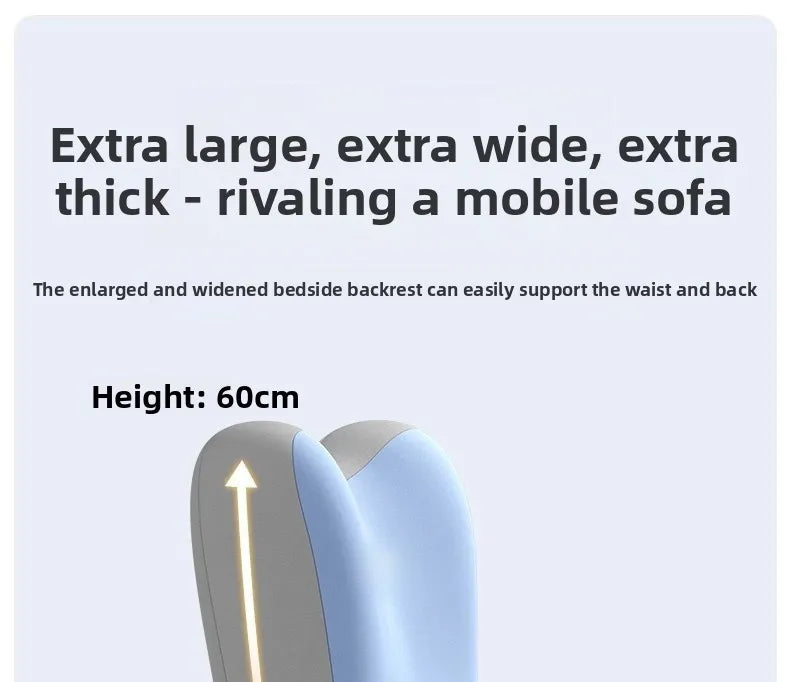 Bedside pillow, headrest, and lumbar support cushion are suitable for reading and using a mobile phone，Suitable for pregnant wom