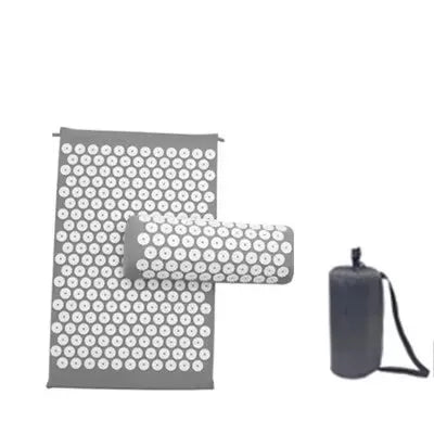 Acupressure Mat Sensi Massage Mat Pillow Set  applicator for Neck Foot Yoga Mat with Needle Back Cushion