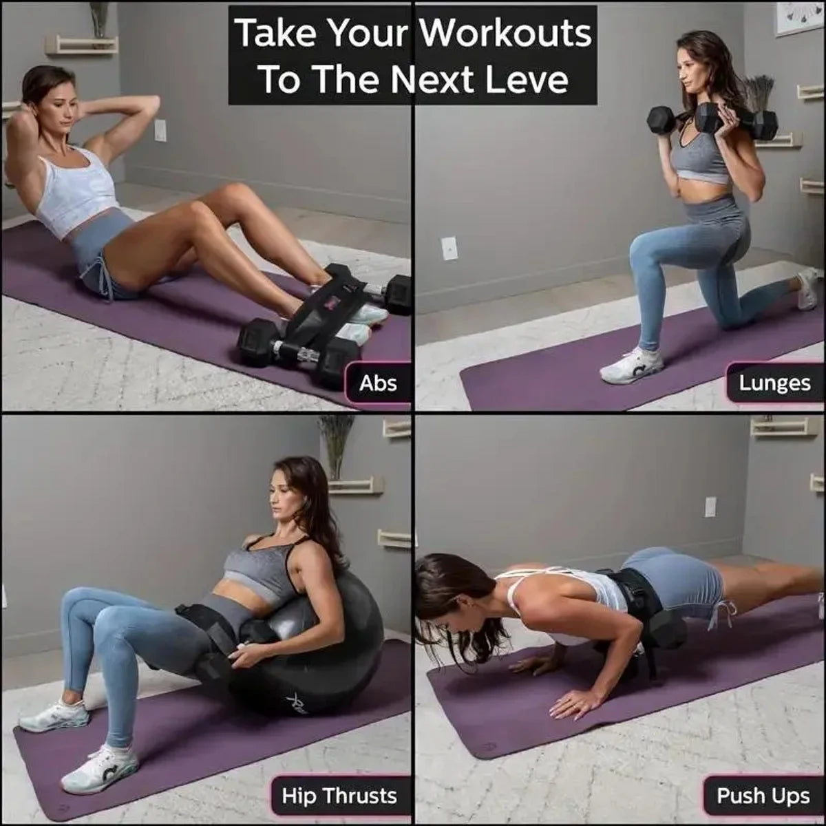 Cinturón Lastrado Ajustable para Gym y Casa | Fitness – ByM