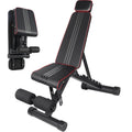 7 Position Adjustable Foldable Weight Bench, Dumbbell Bench with Headrest, Incline Decline Full Body Strength Training Bench for Home Gym