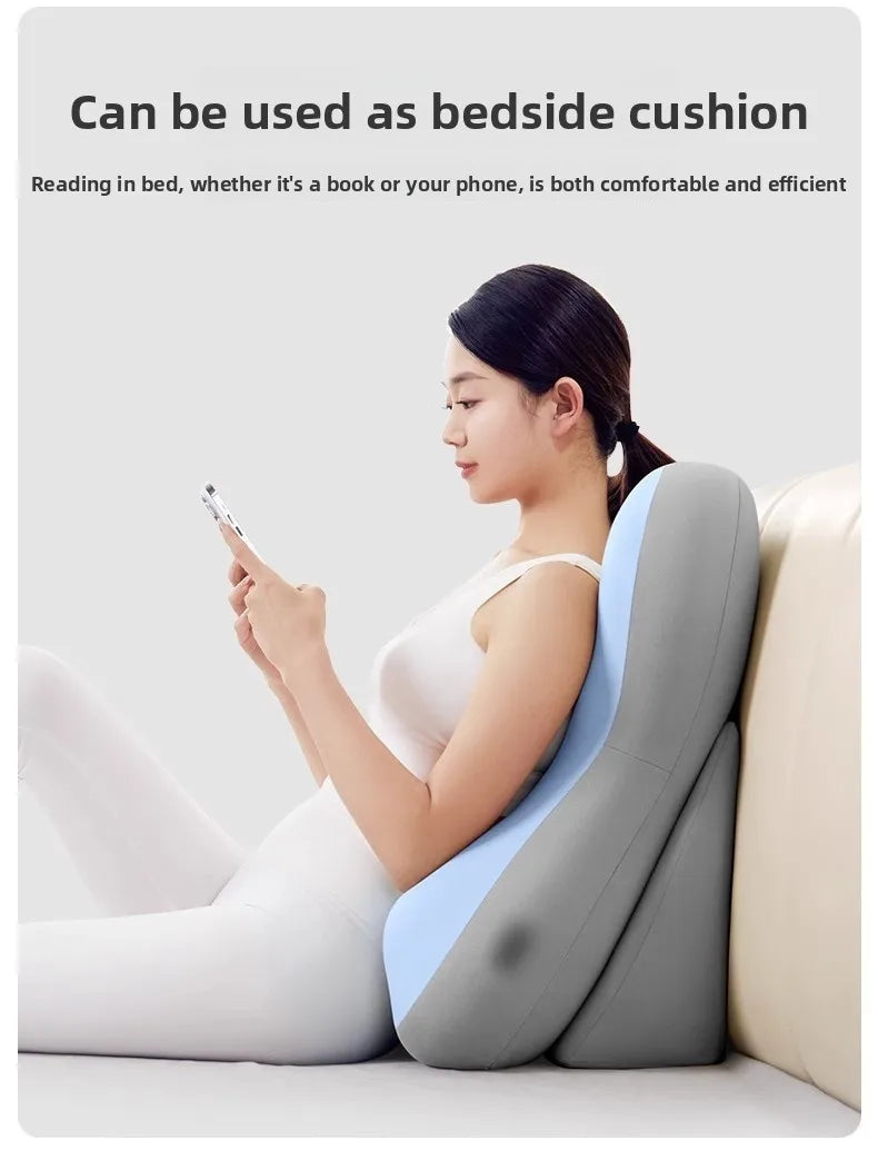Bedside pillow, headrest, and lumbar support cushion are suitable for reading and using a mobile phone，Suitable for pregnant wom