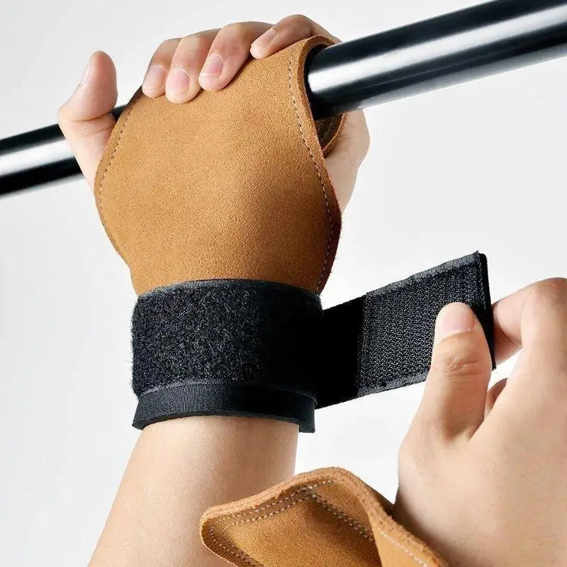 [TG823]Gym Grips Gloves Weightlifting Fitness Pull Up Crossfit Workout Equipment Anti-Slip Wear-Resistance Palm Protection