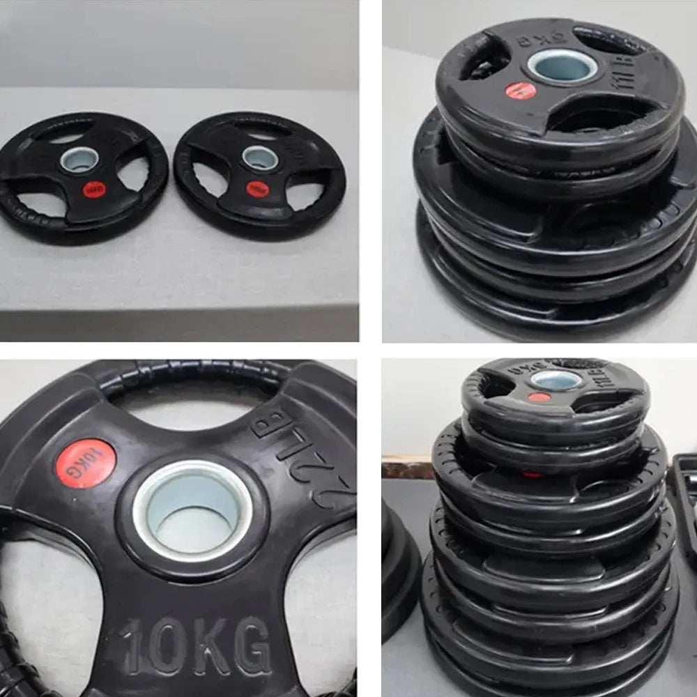 Weight Plates, 2.5/5/7.5/10/15/20kg, Cast Iron Dumbbell Plates Ø30/50mm, Non-slip/Waterproof, Metal Weight Plates for Bars