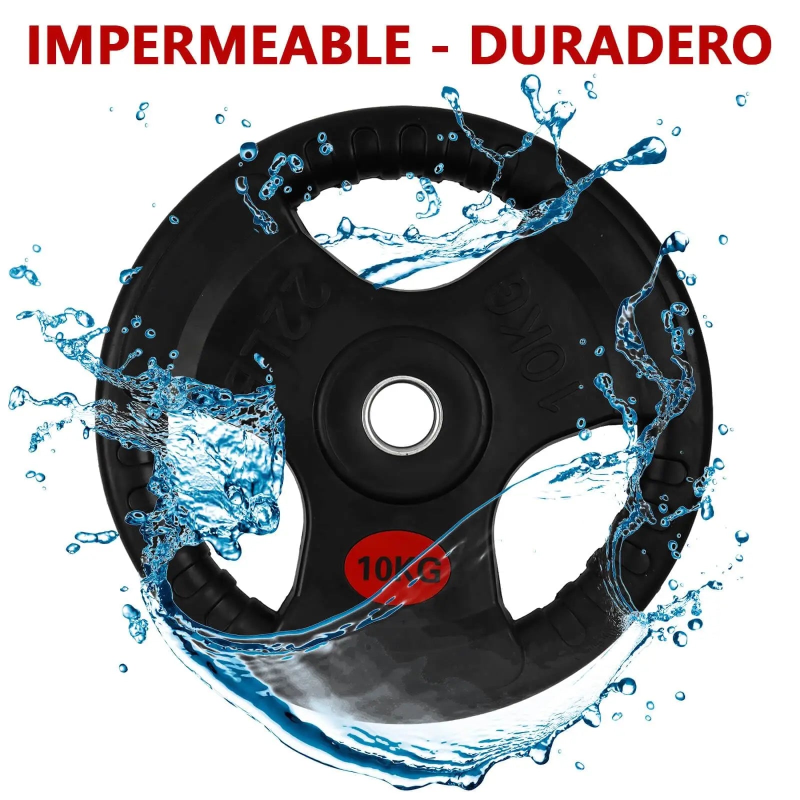 Weight Plates, 2.5/5/7.5/10/15/20kg, Cast Iron Dumbbell Plates Ø30/50mm, Non-slip/Waterproof, Metal Weight Plates for Bars