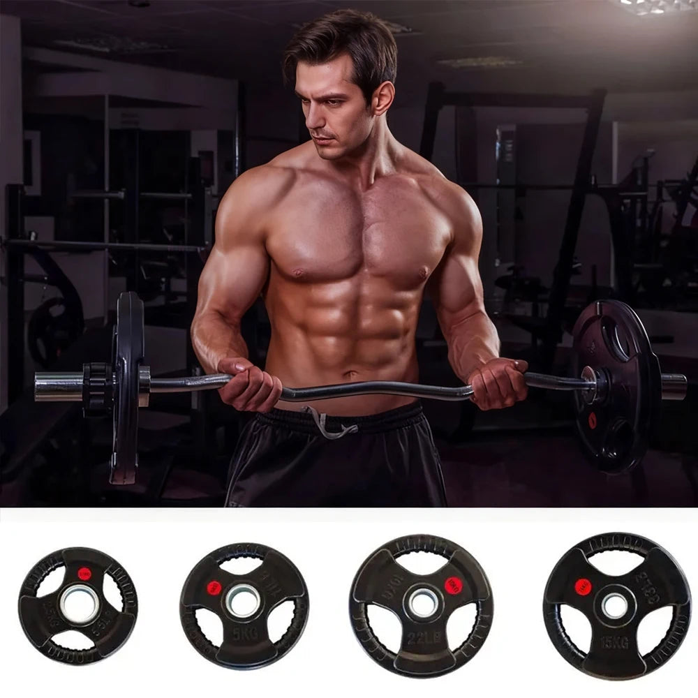 Weight Plates, 2.5/5/7.5/10/15/20kg, Cast Iron Dumbbell Plates Ø30/50mm, Non-slip/Waterproof, Metal Weight Plates for Bars